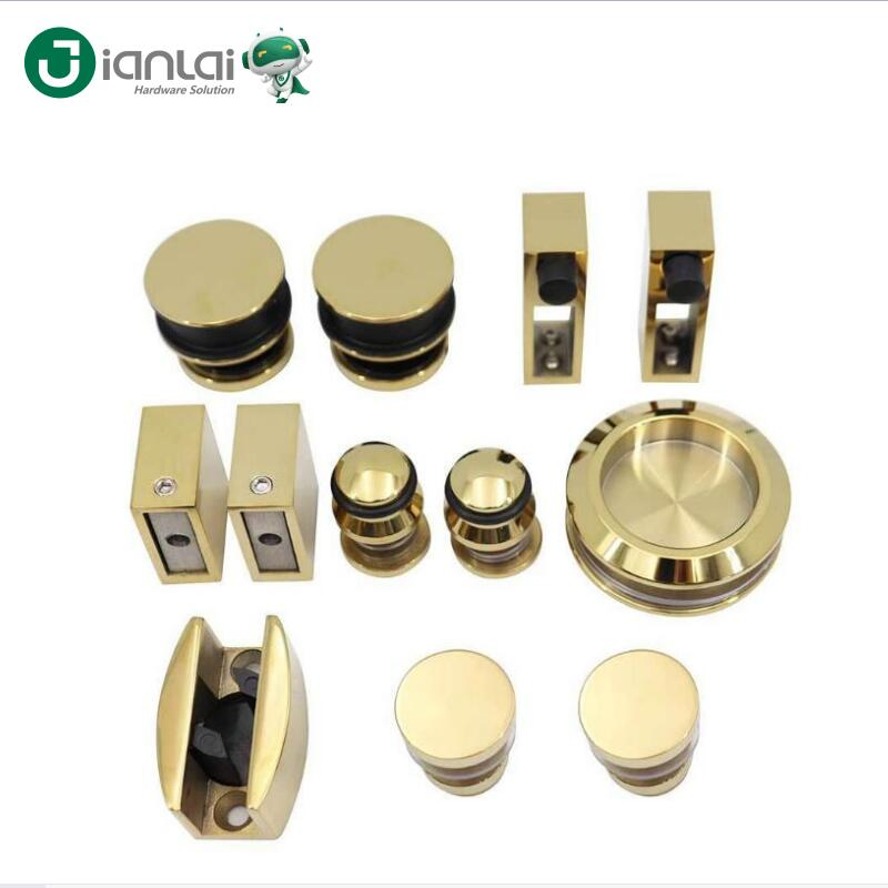Crl Gold Bathroom Sliding System Shower Room Glass Door Shower Enclosure