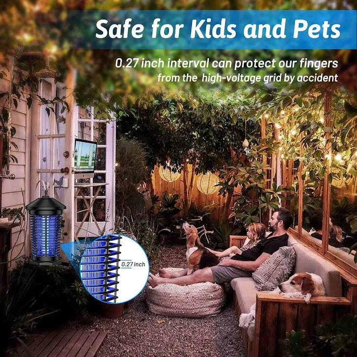 Powerful 18W Bug Zapper for Indoor and Outdoor Insect Control