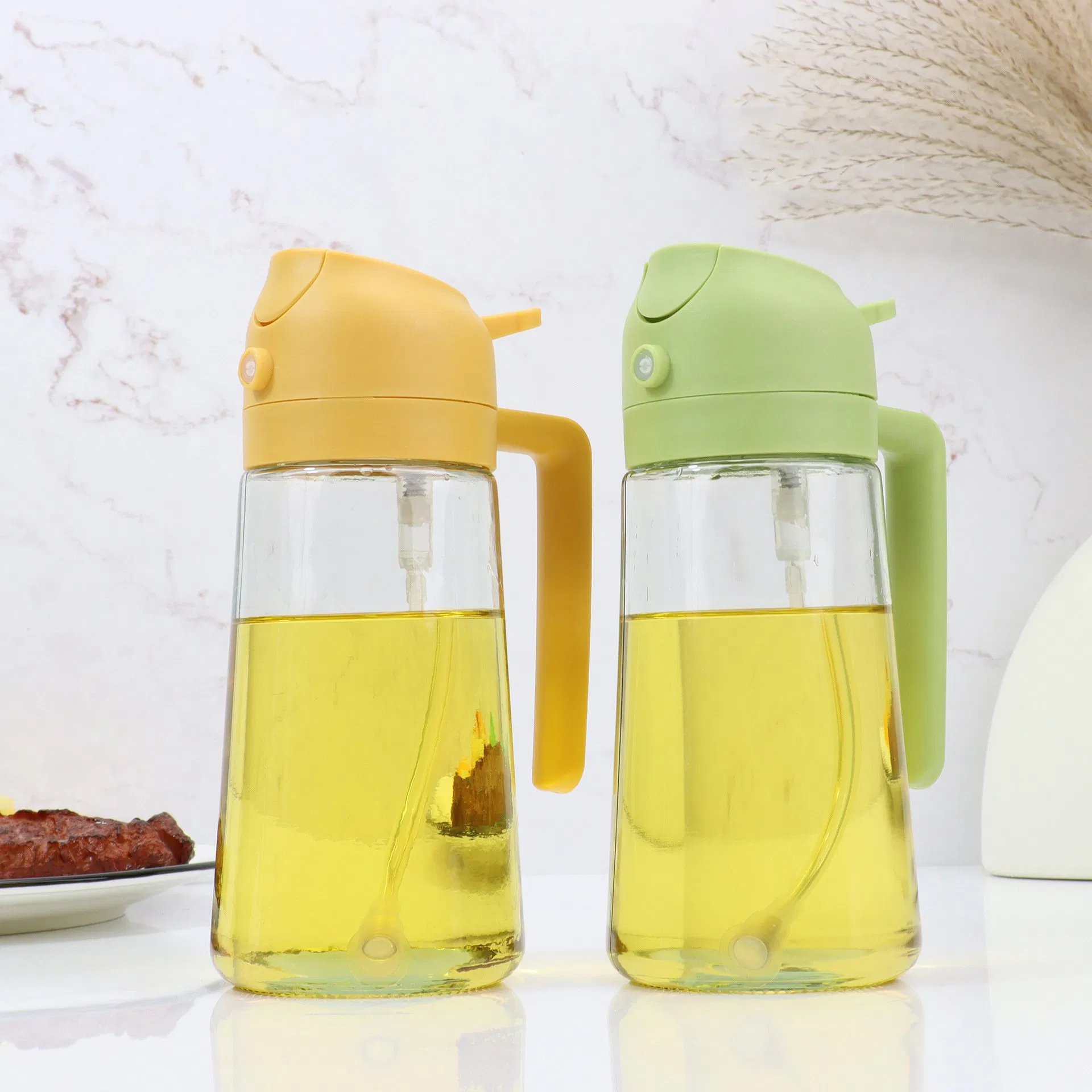 Hot Selling Silicone Nozzle 2-in-1 Oil Sprayer for Kitchen