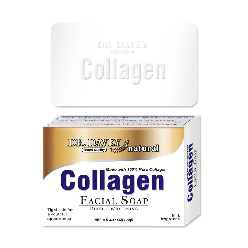 Collagen Facial Soap Double Whitening Made with 100% Pure Collagen New Soap