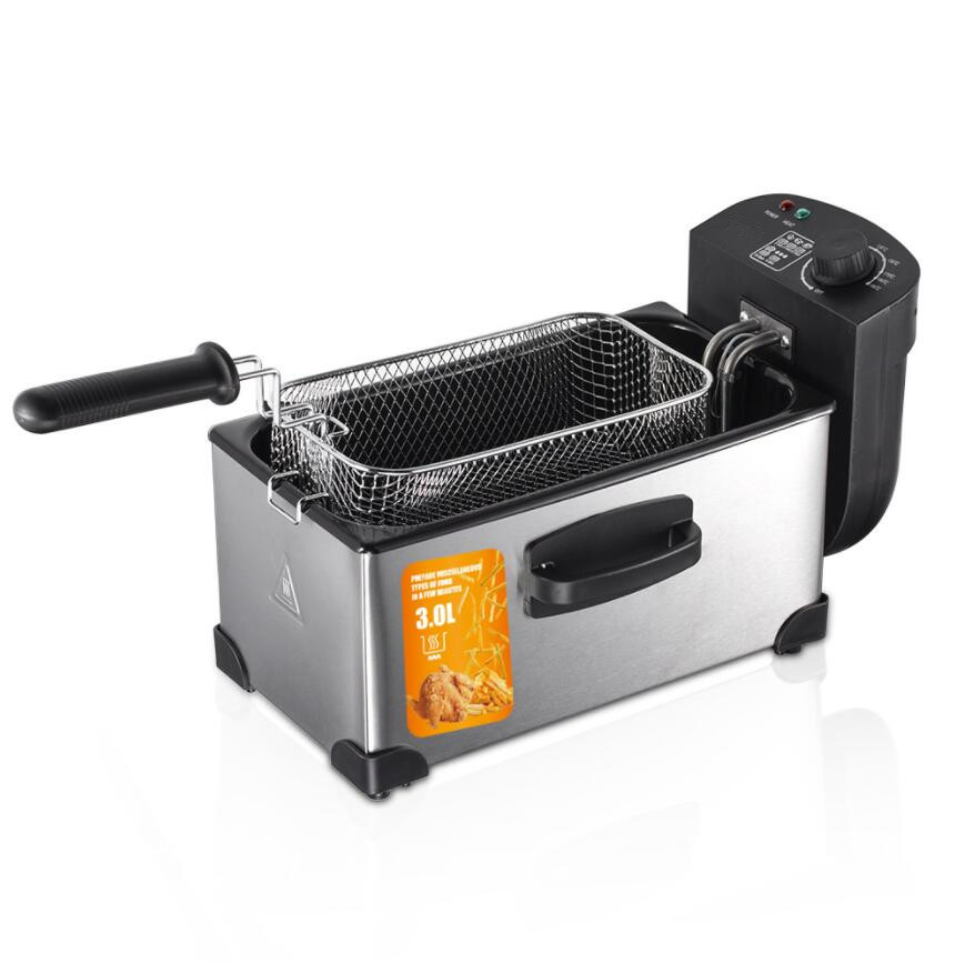 Household 3L Small Constant-Temperature Oil-Electric Deep Fryer