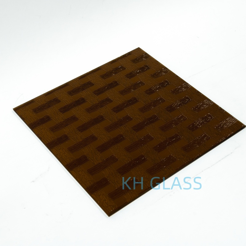Sleek Modern Design Commercial Building Entrance Glass Clear/Color/Tinted Pattern Figure Glass