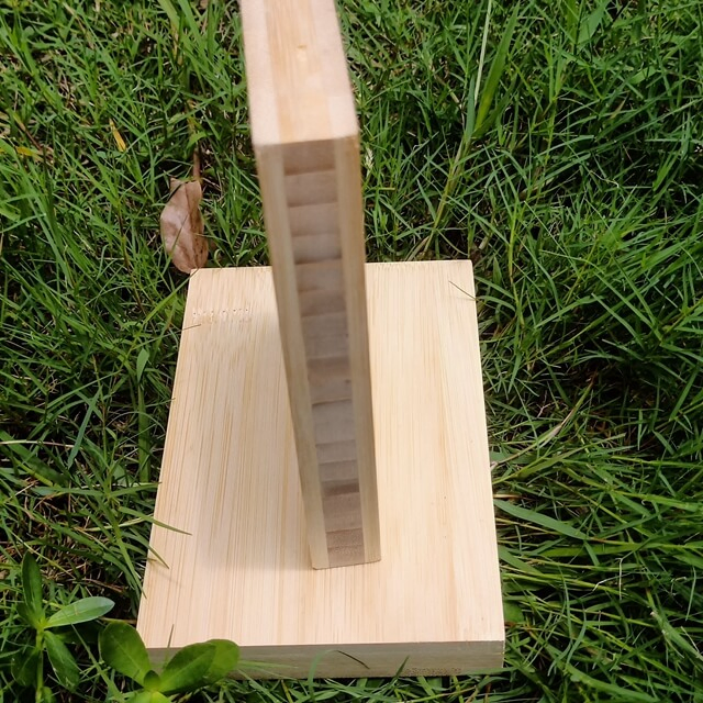 3/4"X4′ X8′ Natural Horizontal 3 Ply Bamboo Plywood Panels, Cross Ply Bamboo Board Sheets, Wide Grain Bamboo Furniture Boards