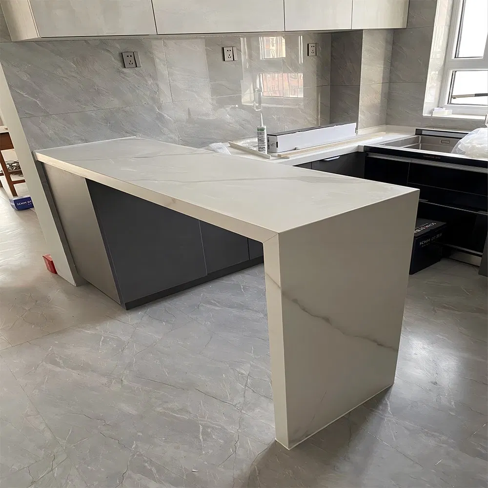 Hot Sale High Quality Solid Surface Kitchen Island with Custom Corian Countertop