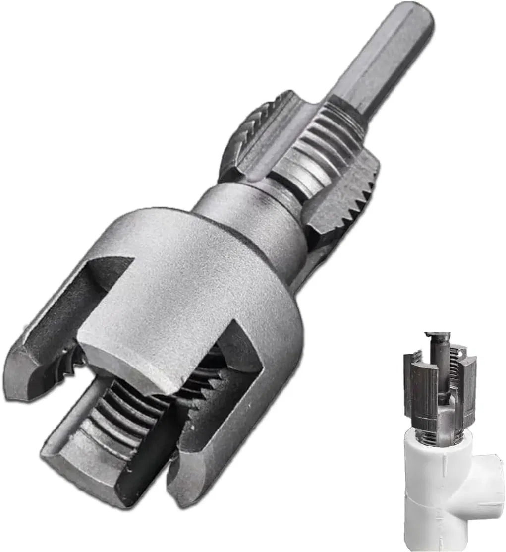 Pipe Internal and External Thread Opener Screw Maker Universal Electric Tap External Thread Tool for PPR Water Pipes