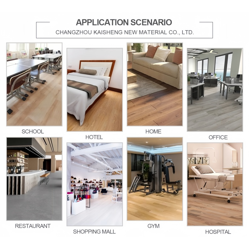 Виниловый пол ПВХ с фаской, экологичный, под дерево