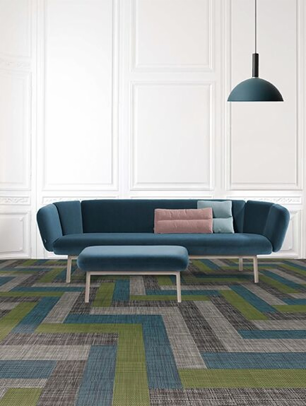 Woven Vinyl Floor Mat for Home Offices