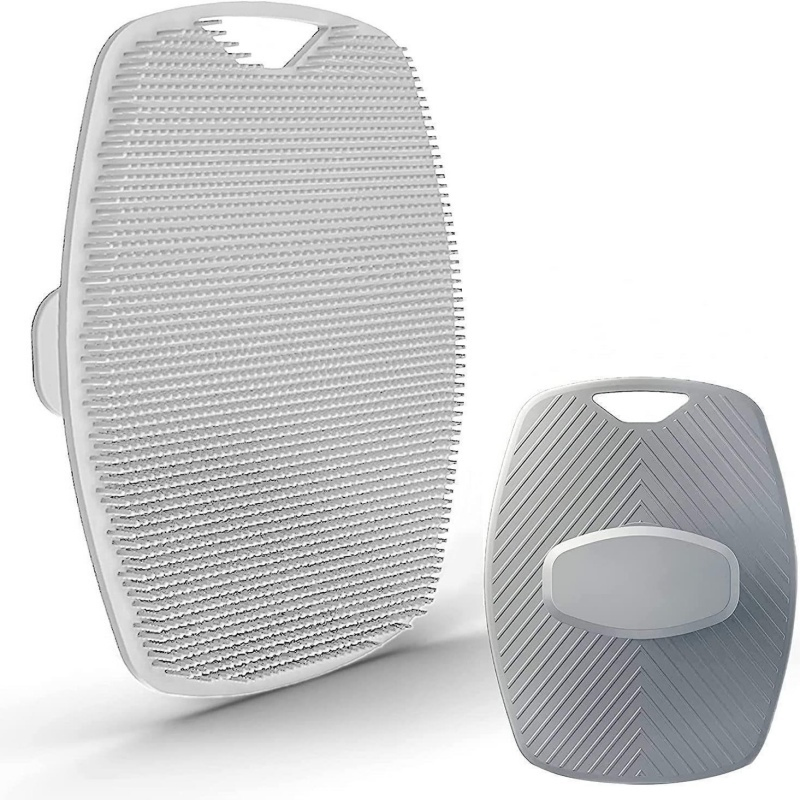 Body Buffer Exfoliating Hair Shampoo Skin Scrubber Cleaning Silicone Bath Cleaning Brush