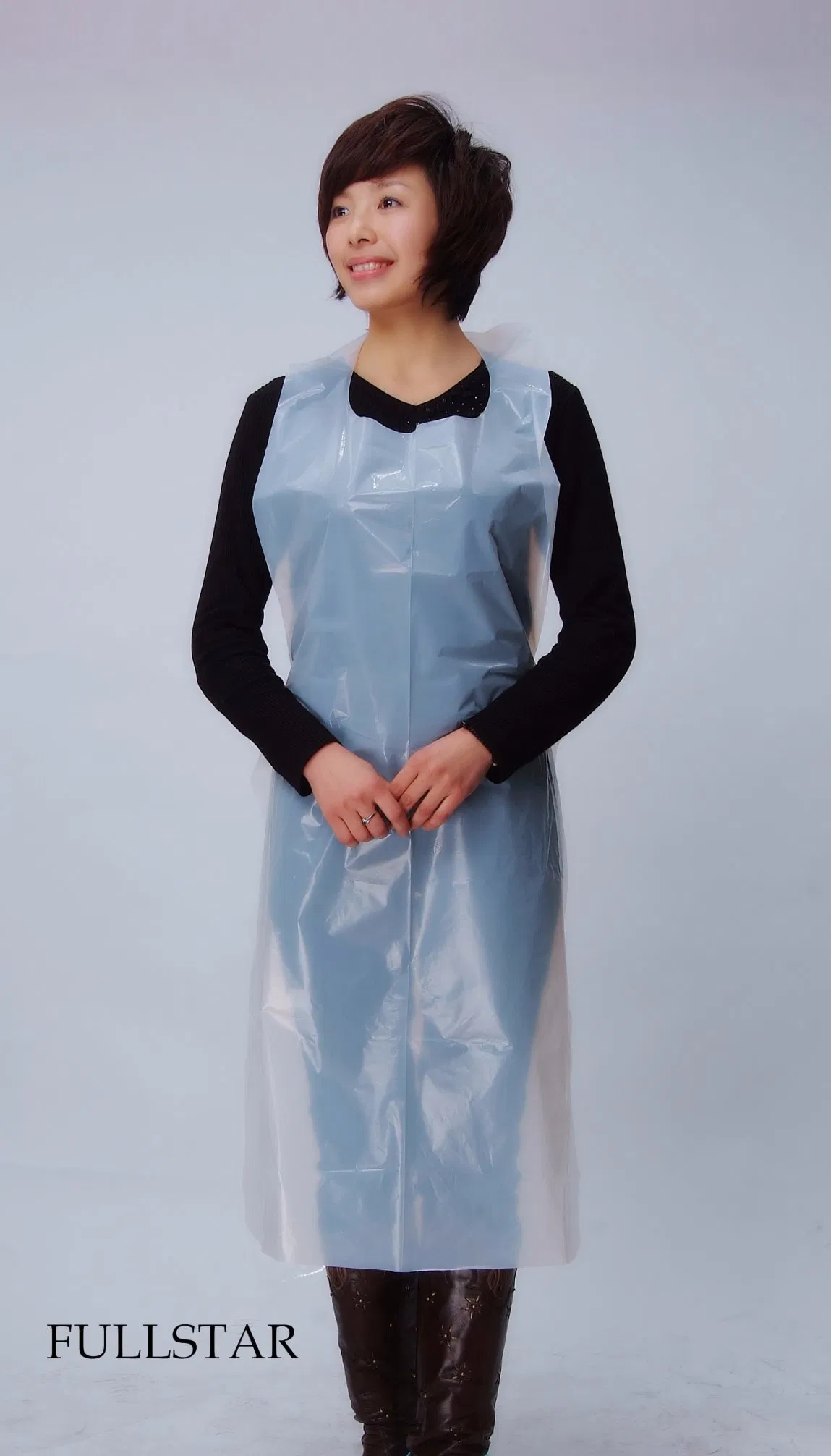 Disposable Plastic PP+PE Apron Waterproof Body Protective