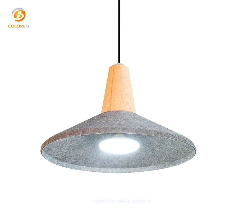 Decorative Sound Absorption Lampshade Polyester Fiber Acoustic Lampshade for Family