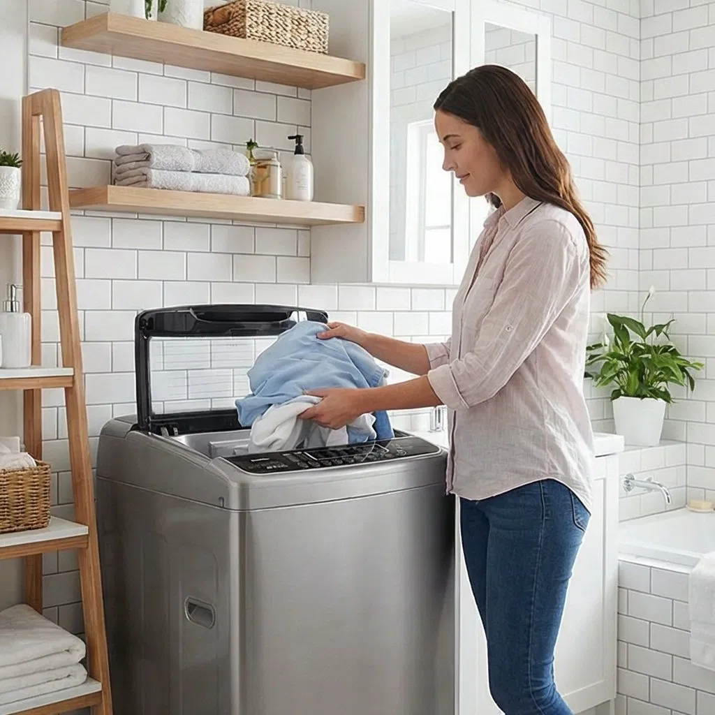 High-Efficiency 18kg Top Loading Washing Machine for Home