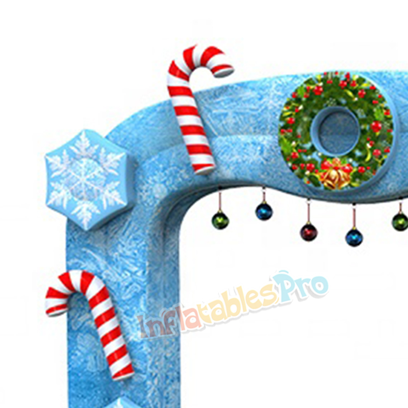 Large Merry Christmas Inflatable Arch