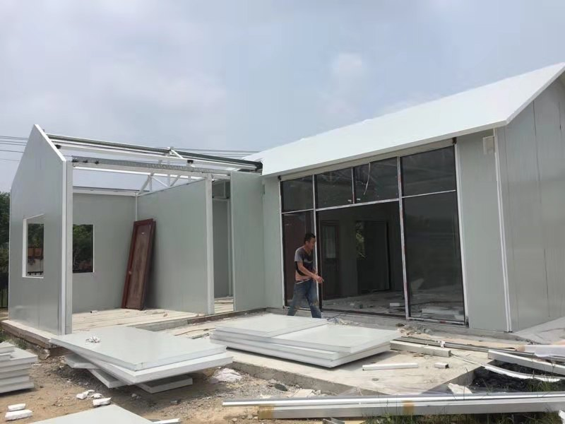 Luxury Decorated Sandwich Panel House Prefab Villa Light Steel Home House