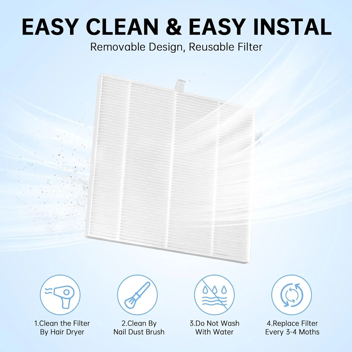 New Large LCD Display Brushless Motor Portable Strong Nail Dust Collector