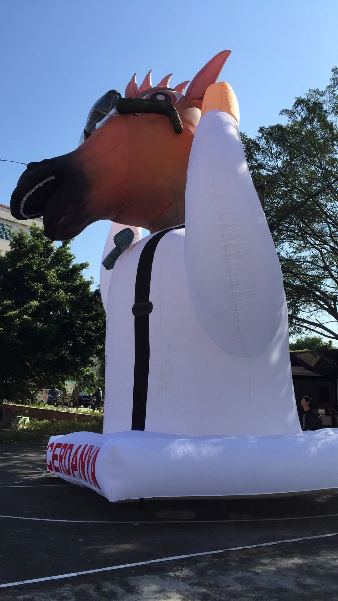 Boyi Wholesale 3/4/5mh Air Blown Giant Outdoor Pop up Animal Model for Event Exhibition Inflatable Donkey Head