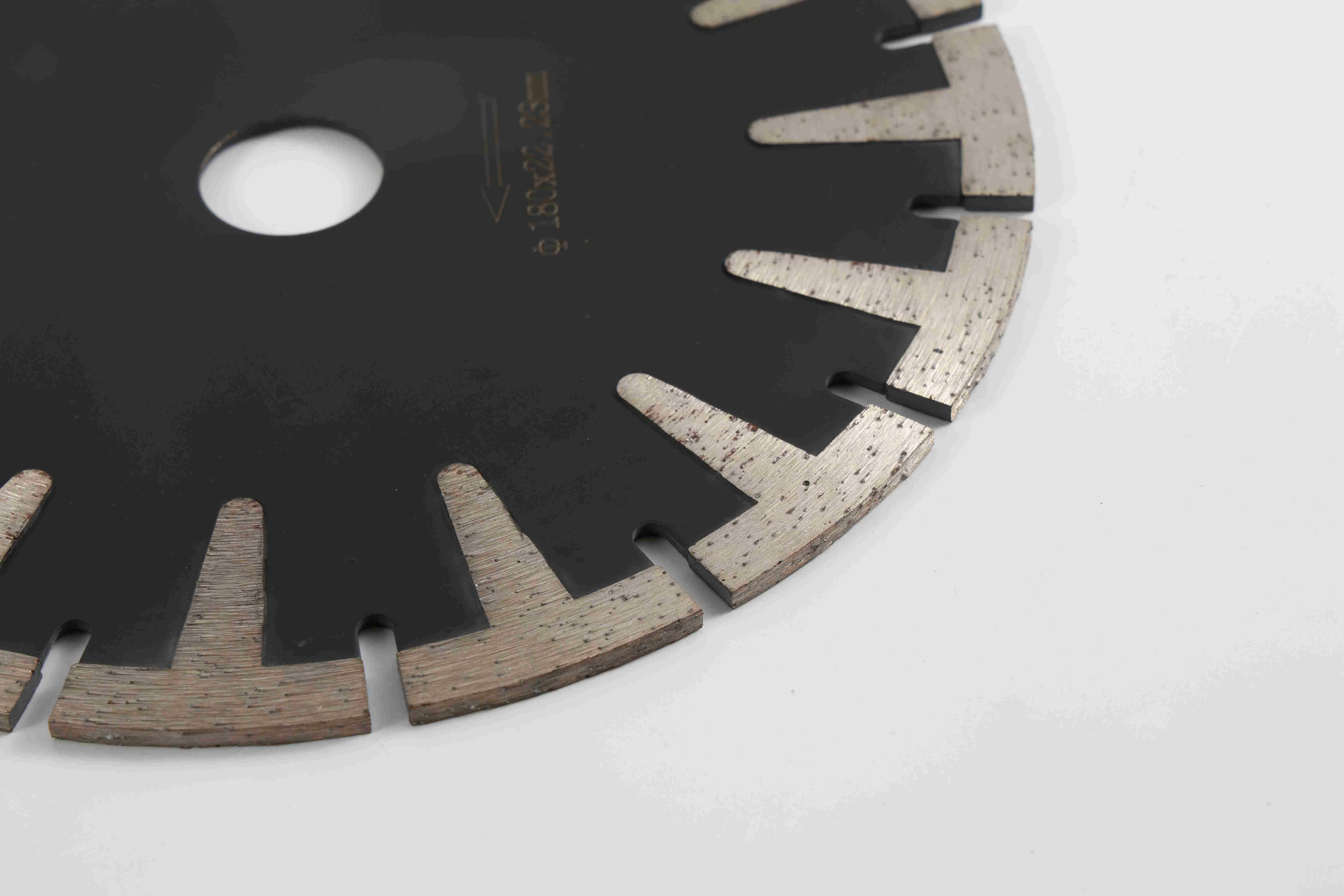 Raytal Segmented Cutting Disc Diamond Saw Blade, with T Type Protective Segment, Hot Pressed Crafted, 4-14 in. Diameter