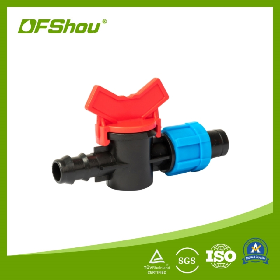 High Quality Drip Tape Fitting Valves Lock Offtake for Drip Tape Irrigation Fitting