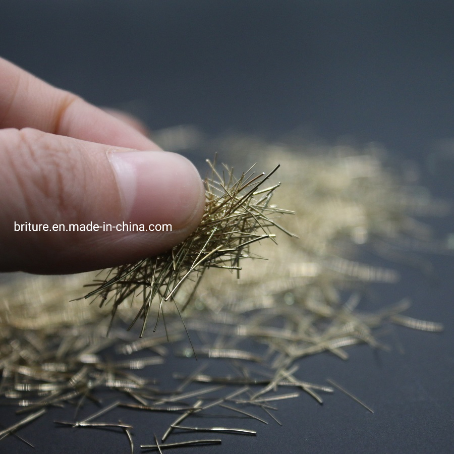 Copper Coated Micro Steel Fiber for Concrete Reinforcement Uhpc