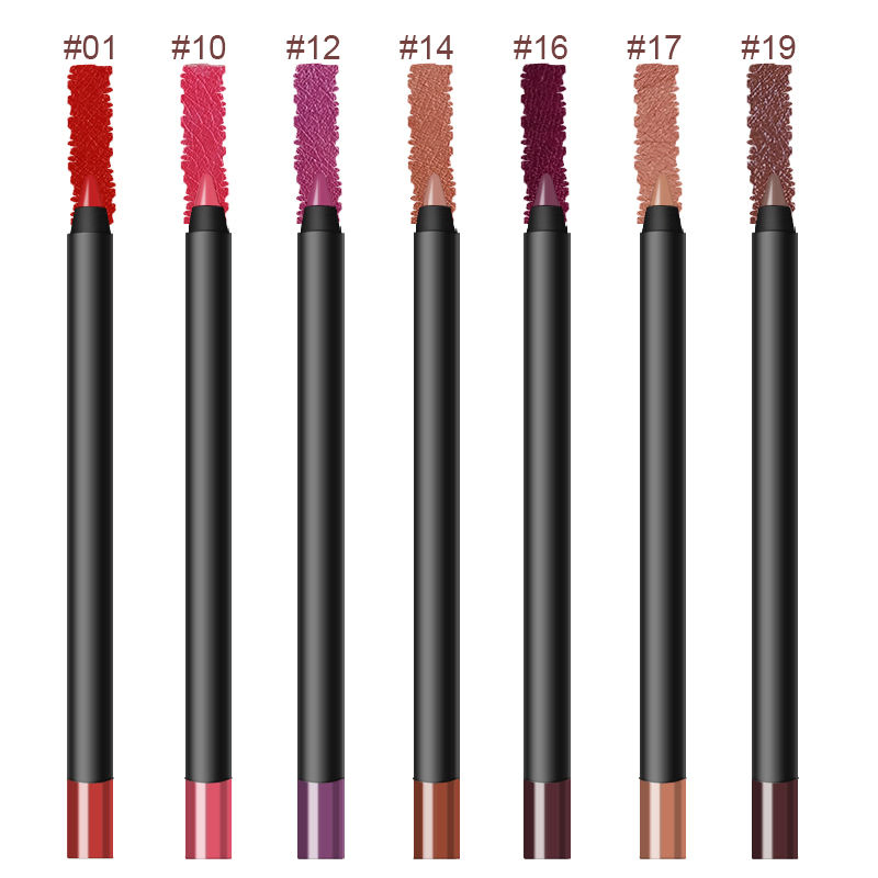 High Quality Vegan Waterproof Custom Creamy Lipliner Pencil Private Label Lip Liner