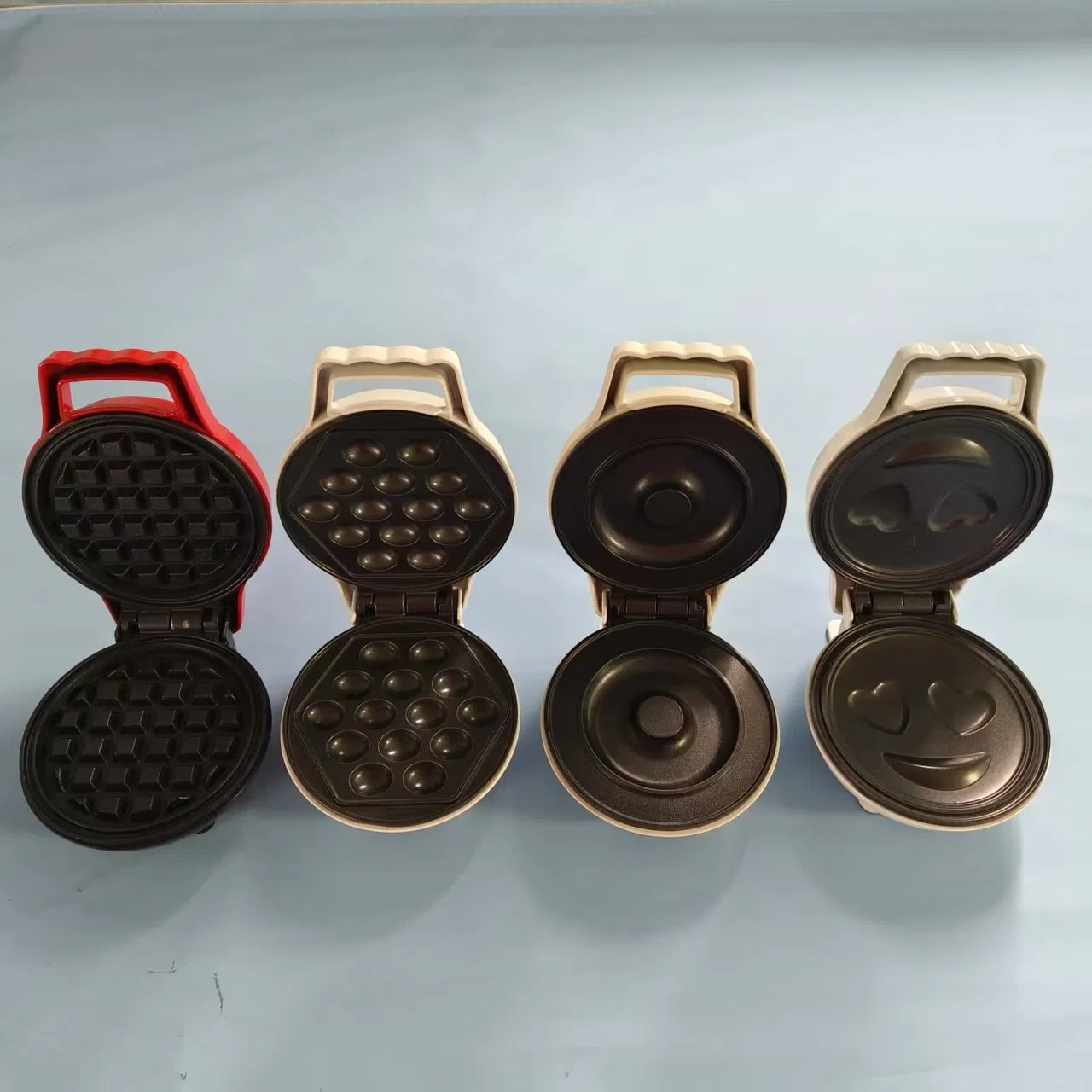 Mini Waffle Maker - 4.7” Waffle Mold, Nonstick Waffle Iron with Quick Heat-up, Nonstick Surface - Perfect Mini Waffle Maker for Kids and Families