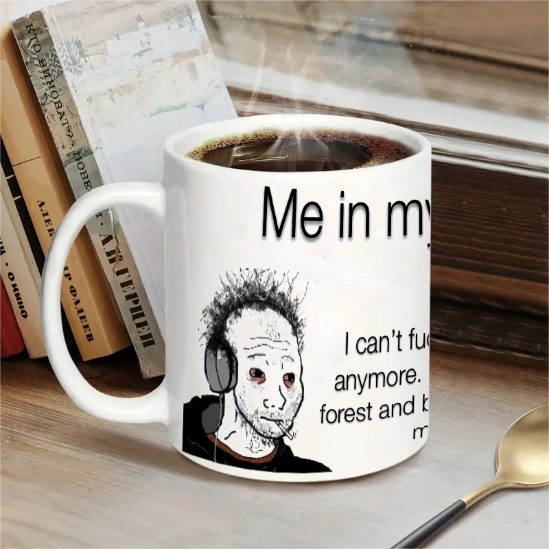 Керамическая кружка с термопереносом логотипа