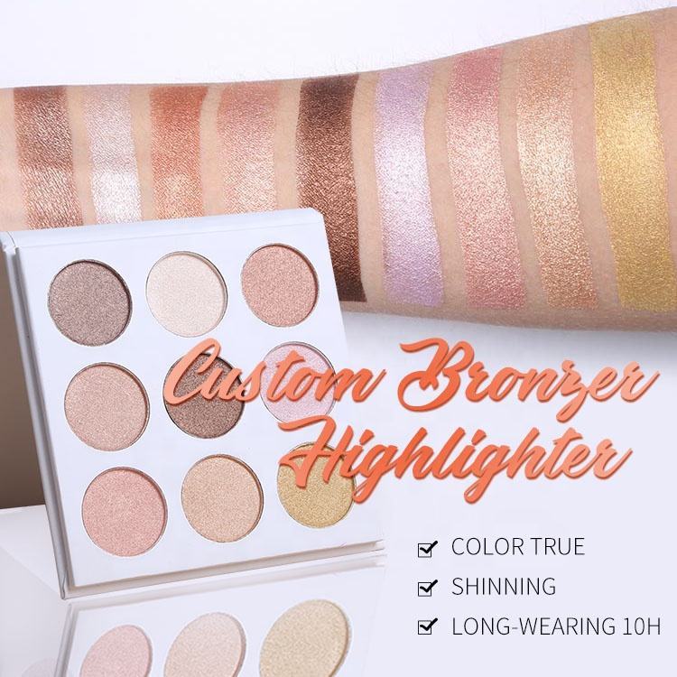 Luxurious Ice Cream Highlighter Set for Rich Skin Shades