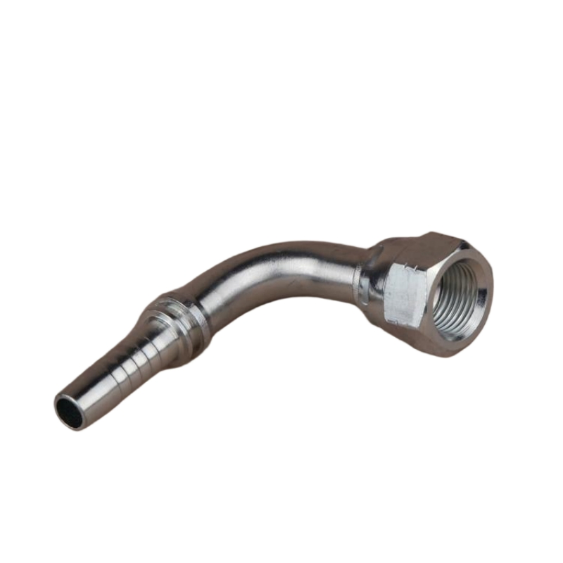 Угловой фитинг SAE 90° женский, конусное седло
