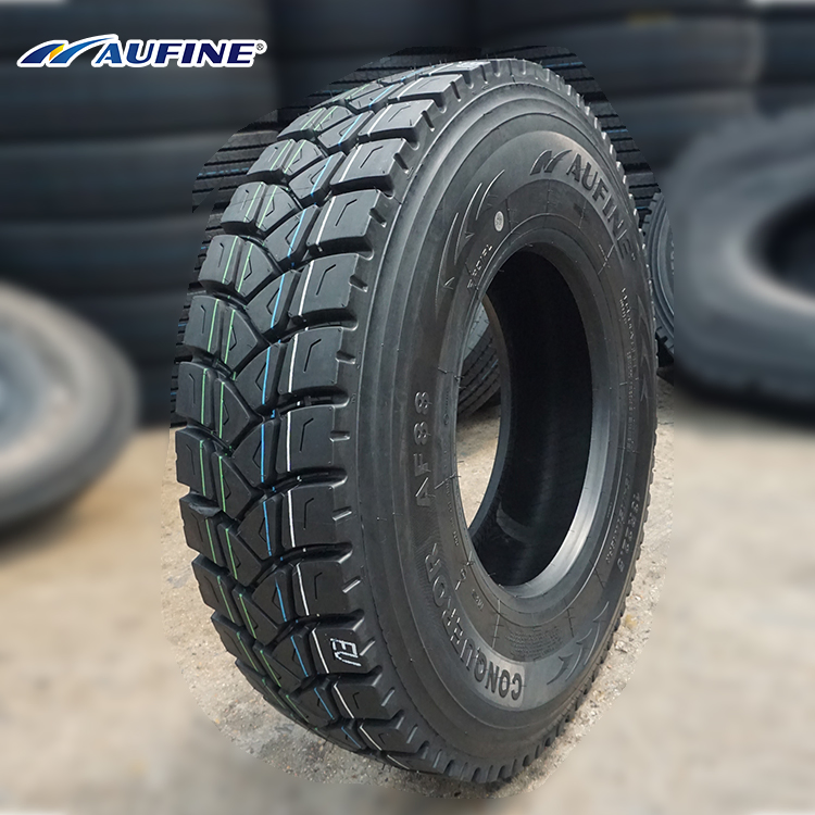 Aufine 13R22.5 315/80R22.5 AF88 Good Durability Truck Tyre with Extra-Thick Sidewall