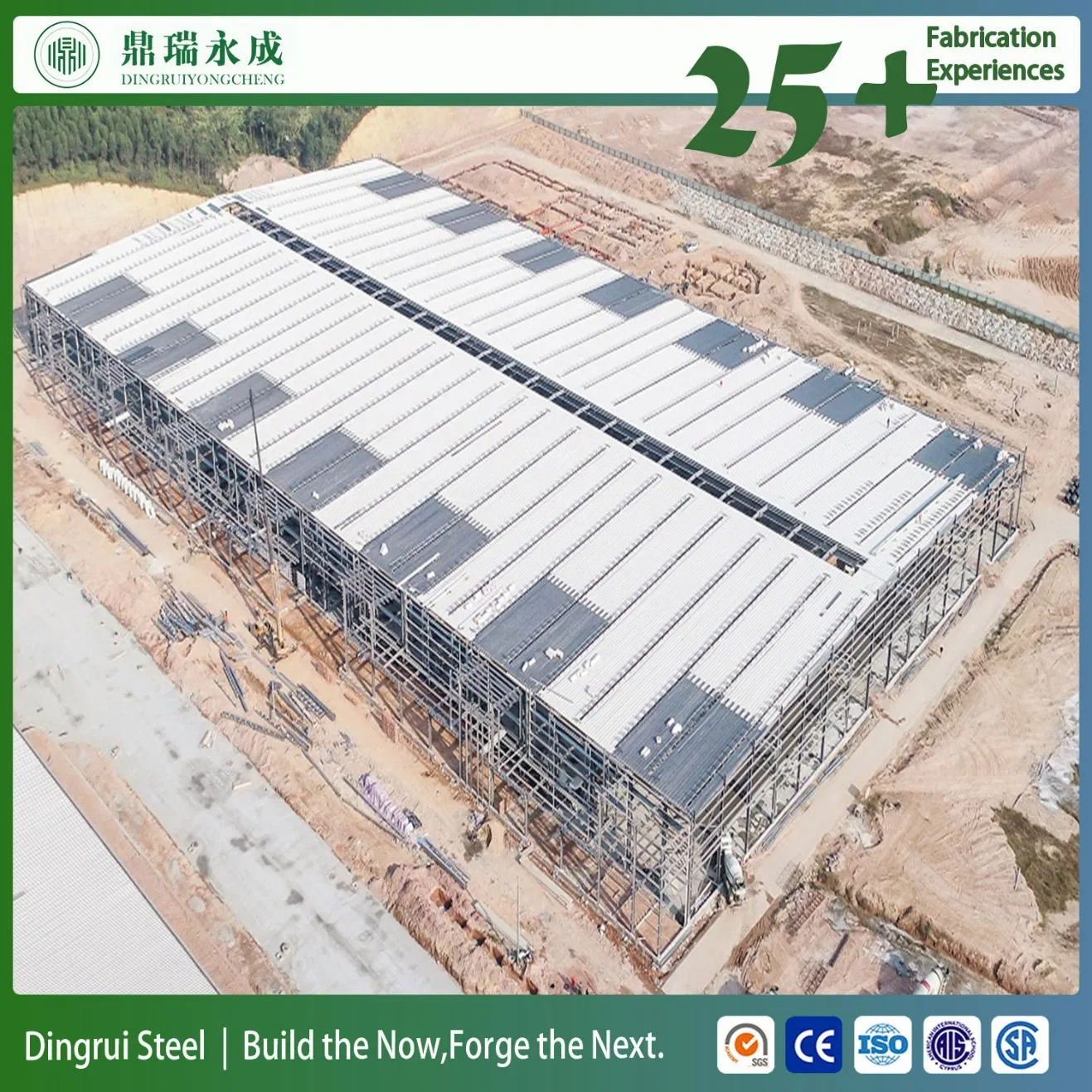Light Steel Prefabricated Building Steel Structure Warehouse Steel Frame Construction Durable Light Steel Prefabricated Warehouse for Efficient Storage Solution