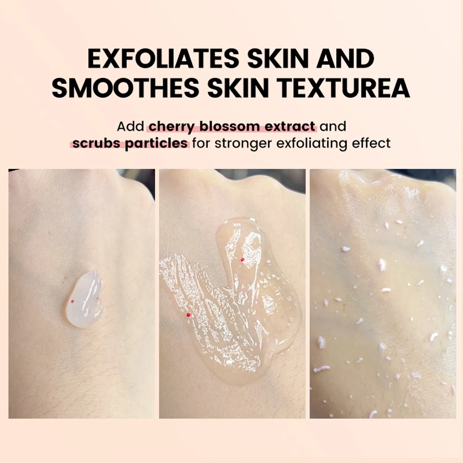 Best Sell Customized Green Tube Exfoliating Gel for Cleanse Your Skin