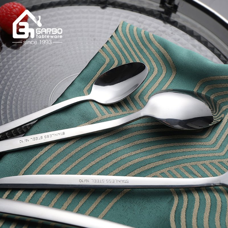 Factory 13/0 Stocked Handmade Cheap Silverware Stainless Steel Cutlery Flatware Set Tea Spoon for Home Hotel Restaurant Use