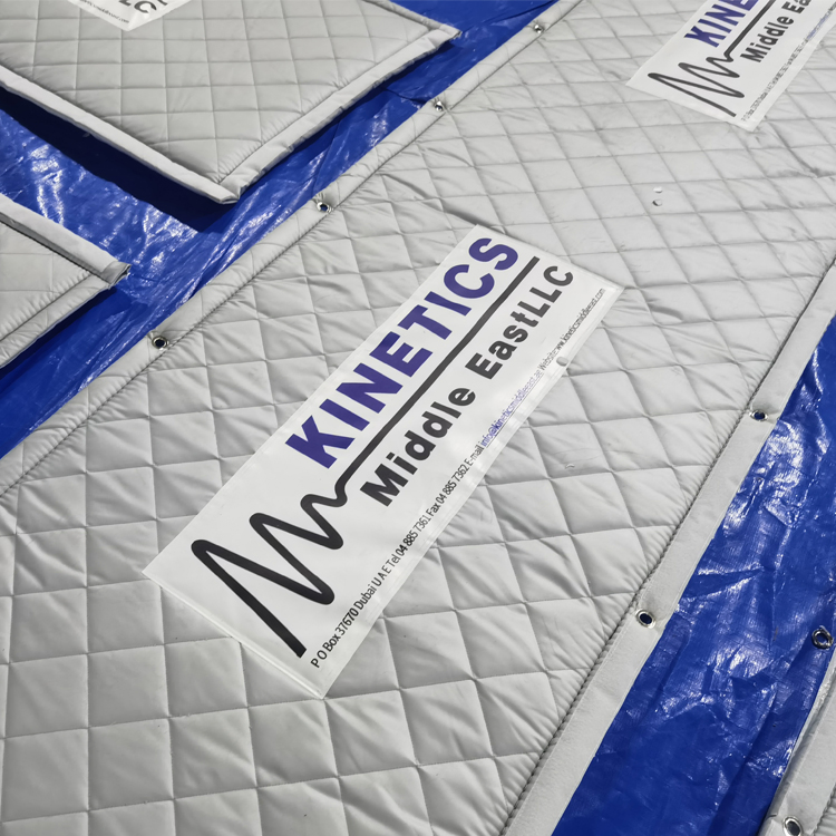 Litong Hot Sale Waterproof PVC Mesh Tarpaulin Sound Absorption Control Decibel Noise Barrier Blanket