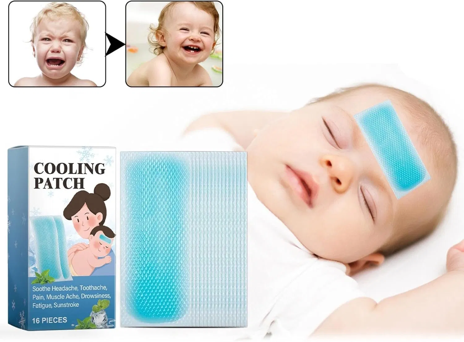 Medical Products Cooling Pad Pain Relief Patch Cooling Gel Patch