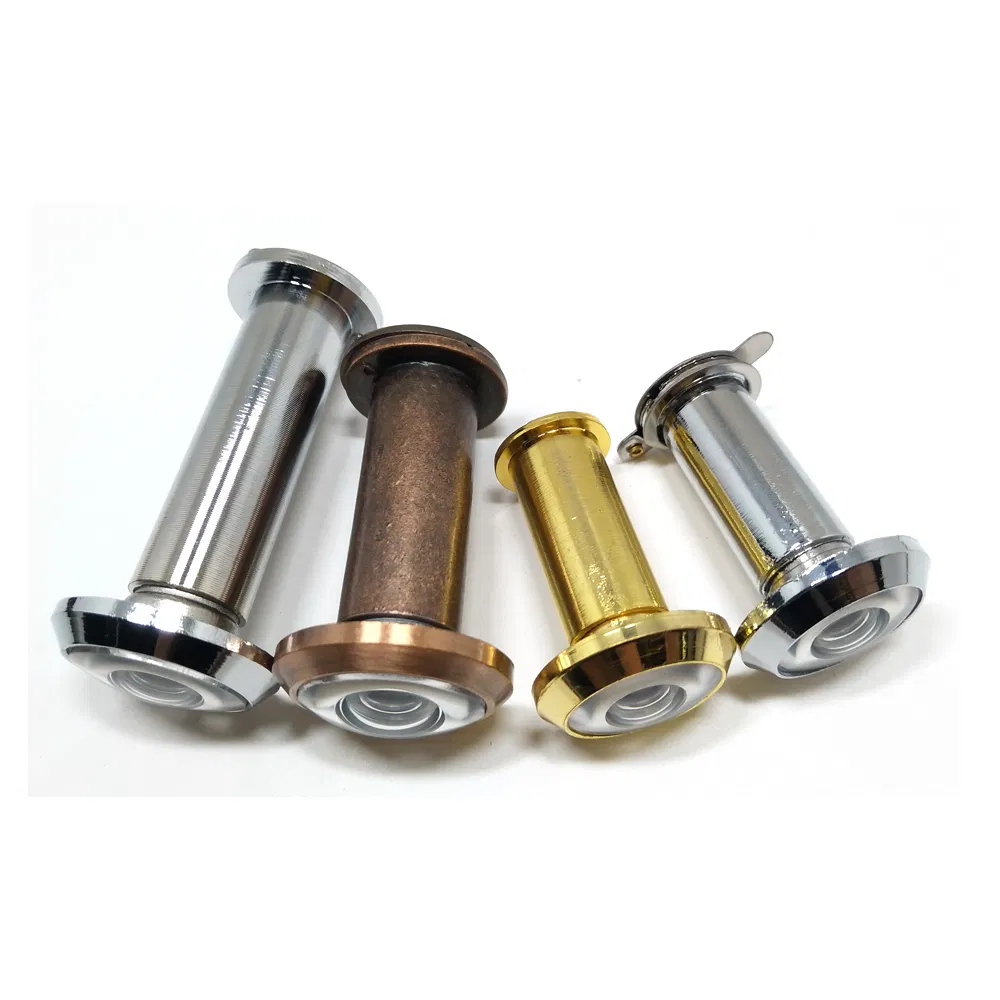 High Quality 200 Degree Version Door Security Door Peep Hole Cheap Price Zinc Peephole Door Viewers with Cover