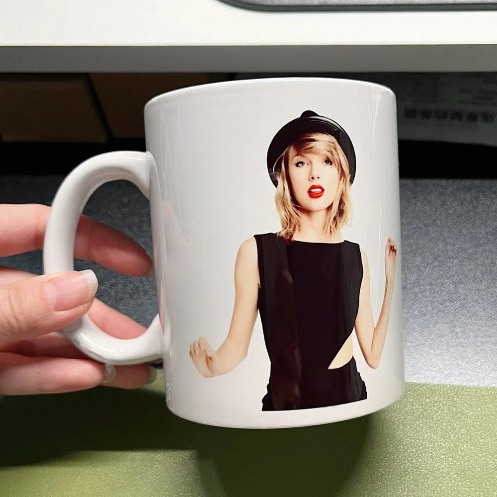 Белая керамическая кружка 11oz для сублимации с логотипом