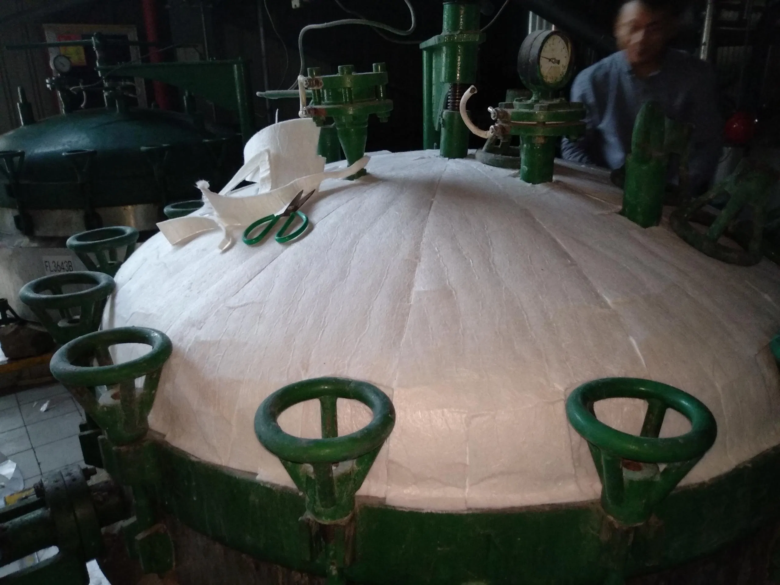 Customized Silicone Coating Fabric Thermal Insulation Cover for Pipe