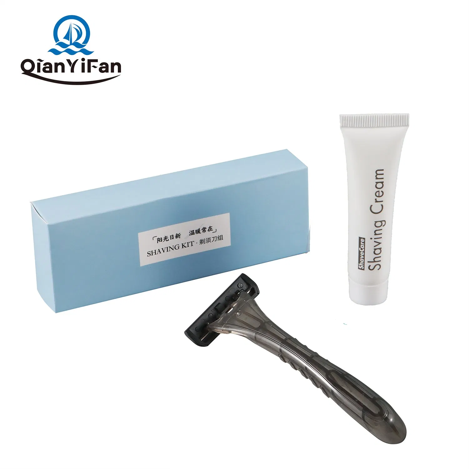 Men's Double Blade Stainless Steel Razor Disposable Plastic Men's Shaving Razor Versatile Portable Hotel Travel SPA