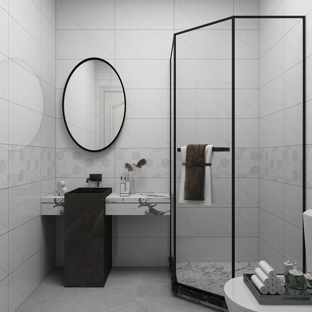 Глянцевая керамическая плитка для стен 300x600 мм