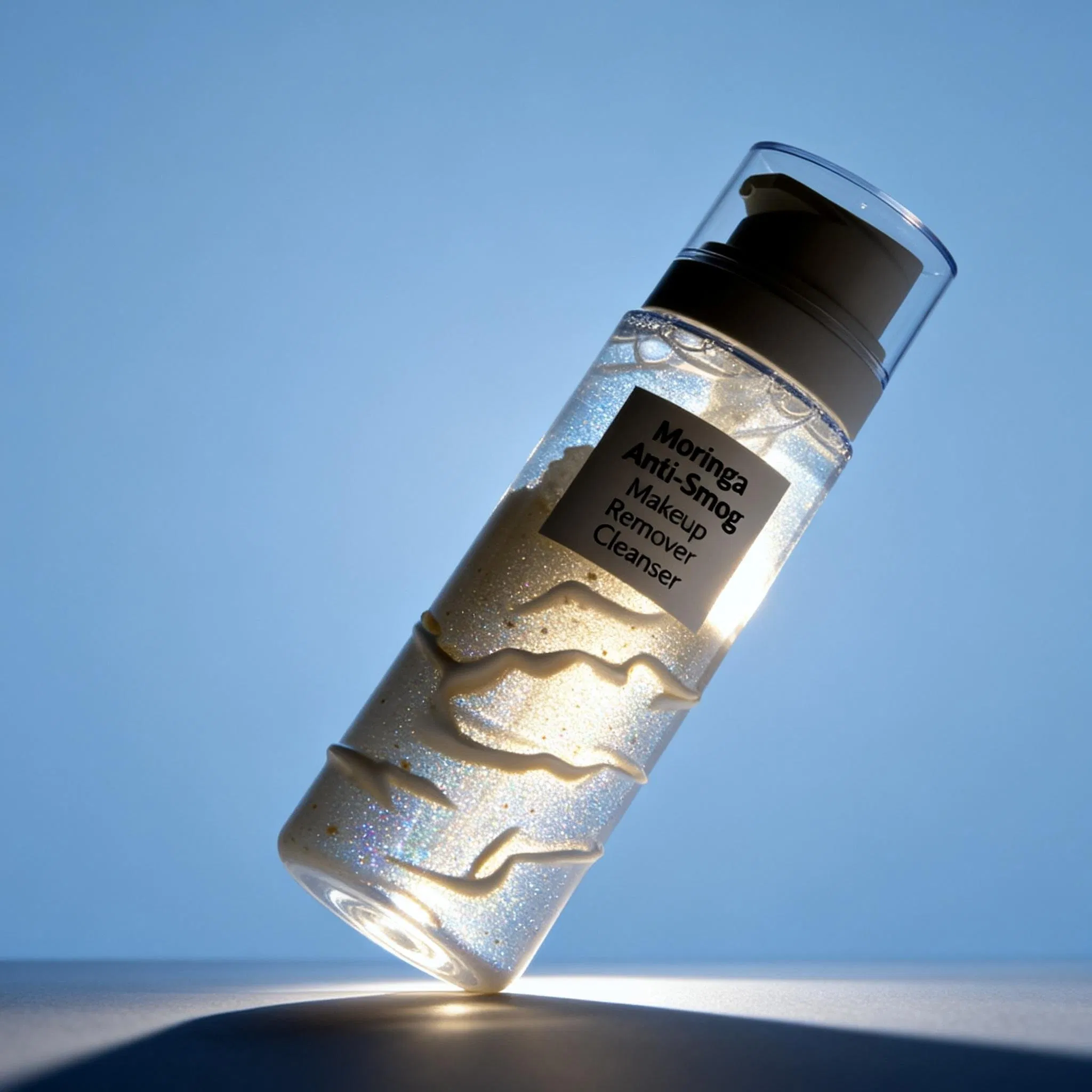 Professional Ophthalmic Tested and Mild Cleansing Face Cleanser with Moringa Oil and Bisabolol for Delicate Eye Lipid Layer Protection