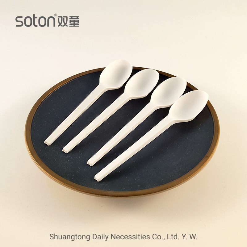 Eco- Friendly Cpla Spoon Disposable Biodegradable Cutlery