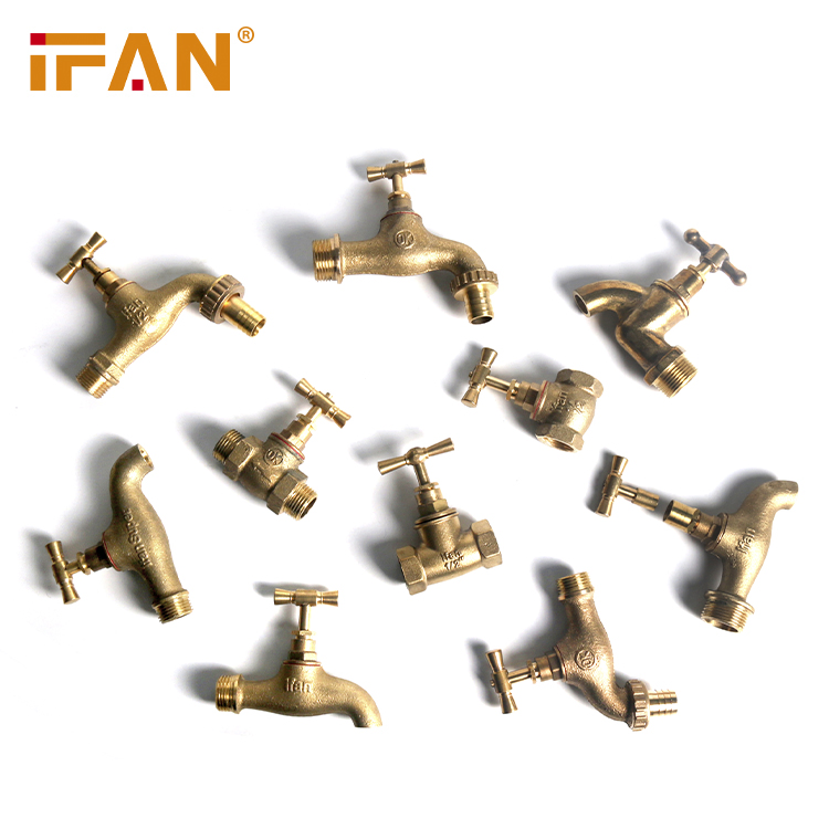 Латунный садовый кран Ifan Professional (Бибкок)