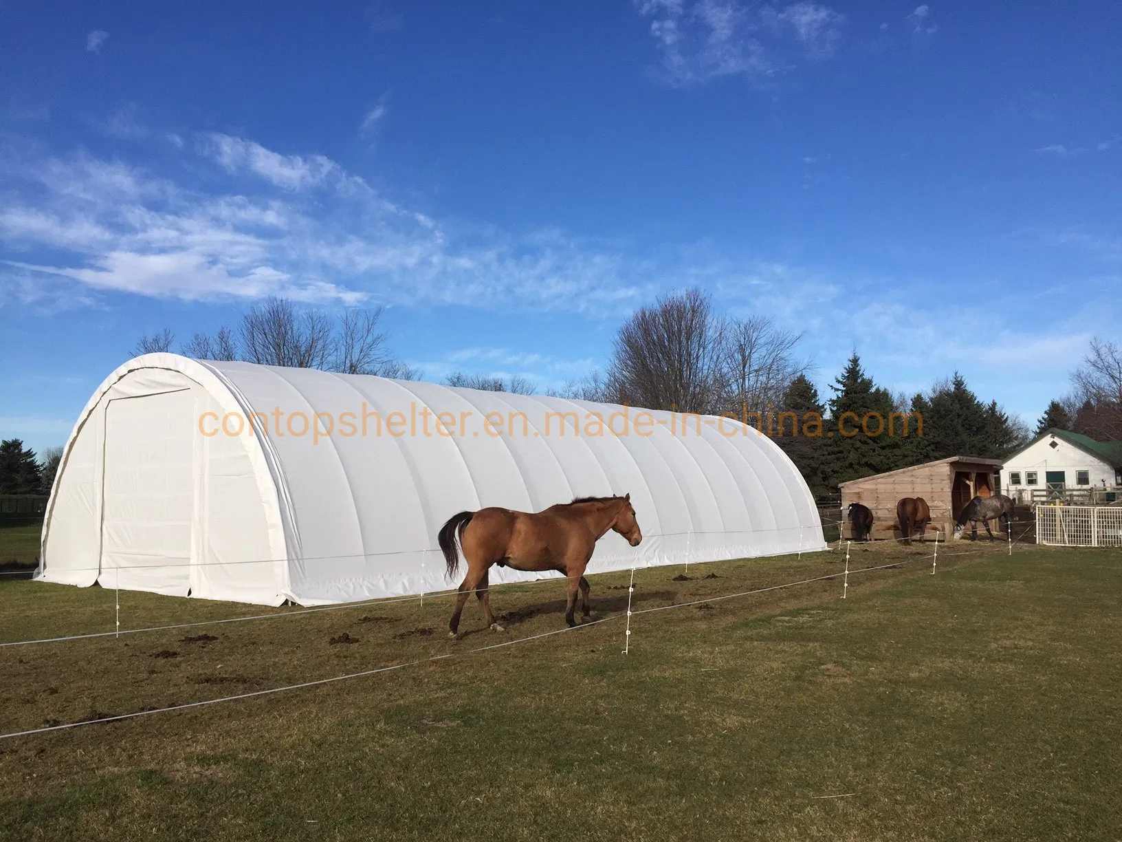 CT-308515 Industrial Dome Shelter PVC Hall Warehouse Tent Canopy