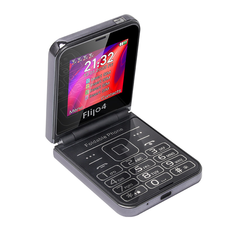 Раскладушка GSM 2G F265, 4 SIM