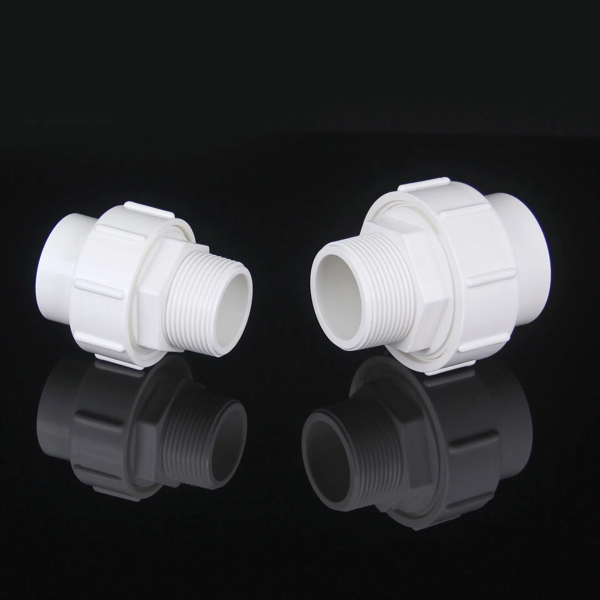 Factory Direct High-Strength, Leak-Proof, Corrosion-Resistant, Durable PVC Male Thread Union for Plumbing and Water Supply Systems