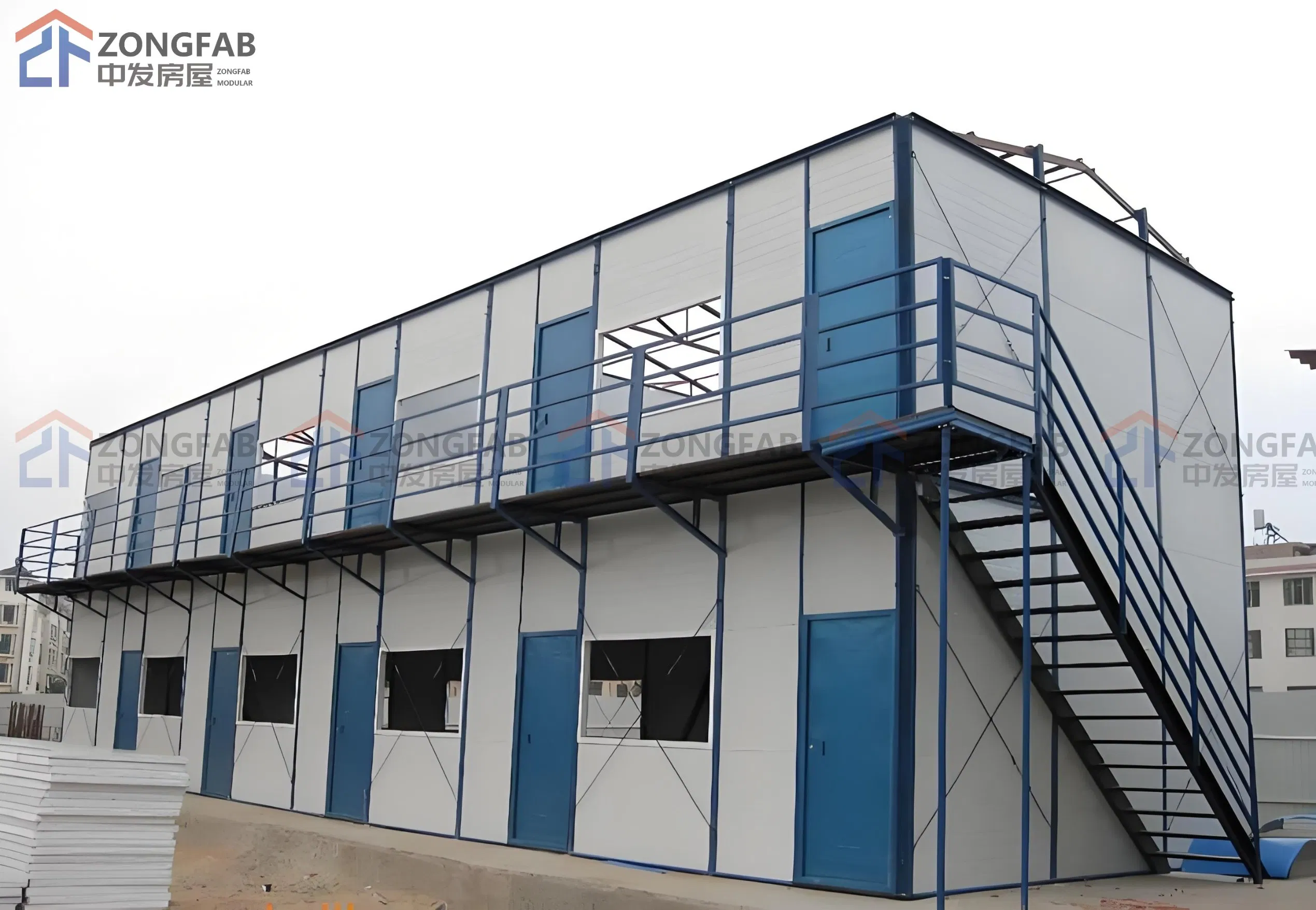 Flexible Layout Modular Design Thermal Insulation Foam Sandwich Panel Board House