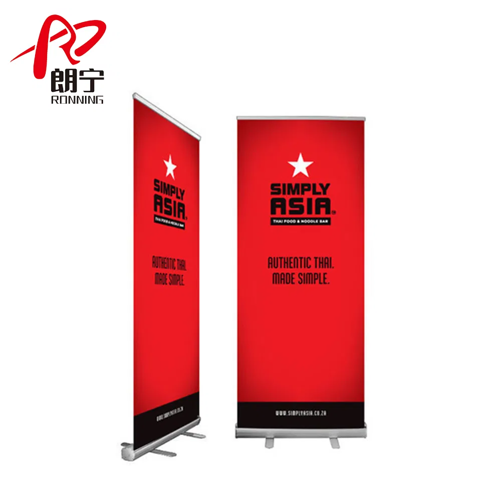 200X80cm Aliminum Frame Advertising Event Display PVC Vinyl Roll up Stand Banner