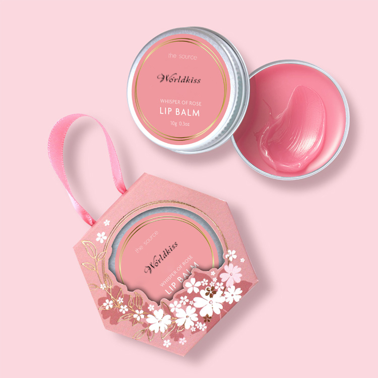 Custom Pink Cute Vegan Exfoliating Moisturizing Lip Care Gift Set Lip Balm