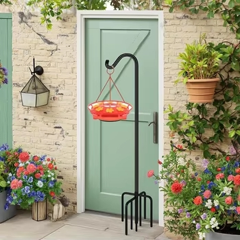 Lawn Shepherd Hook, Garden Bird House Hook, Courtyard Basket Hook.