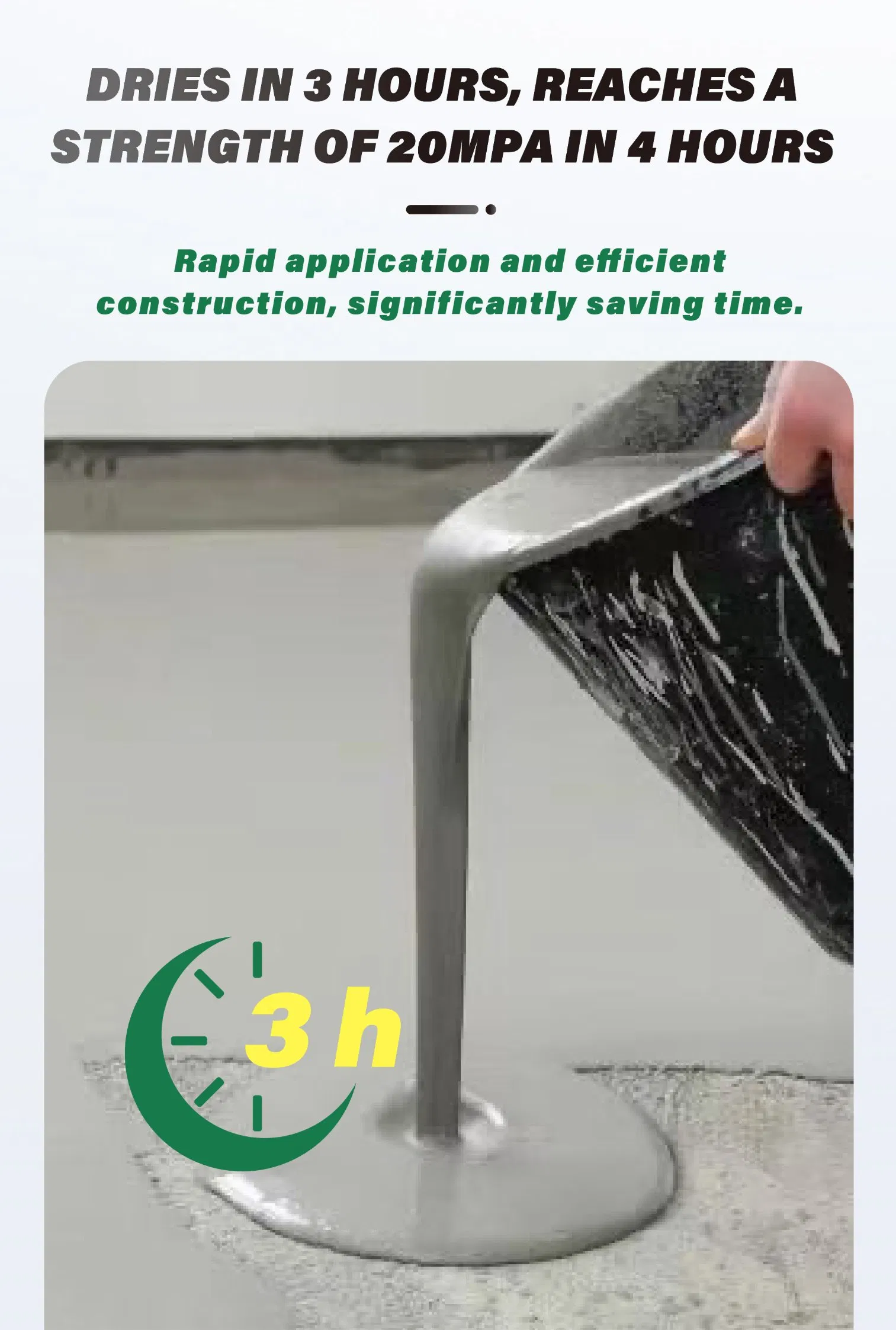 Rapid-Drying Self-Leveling Cementitious Floor Provide a Soild Foundation