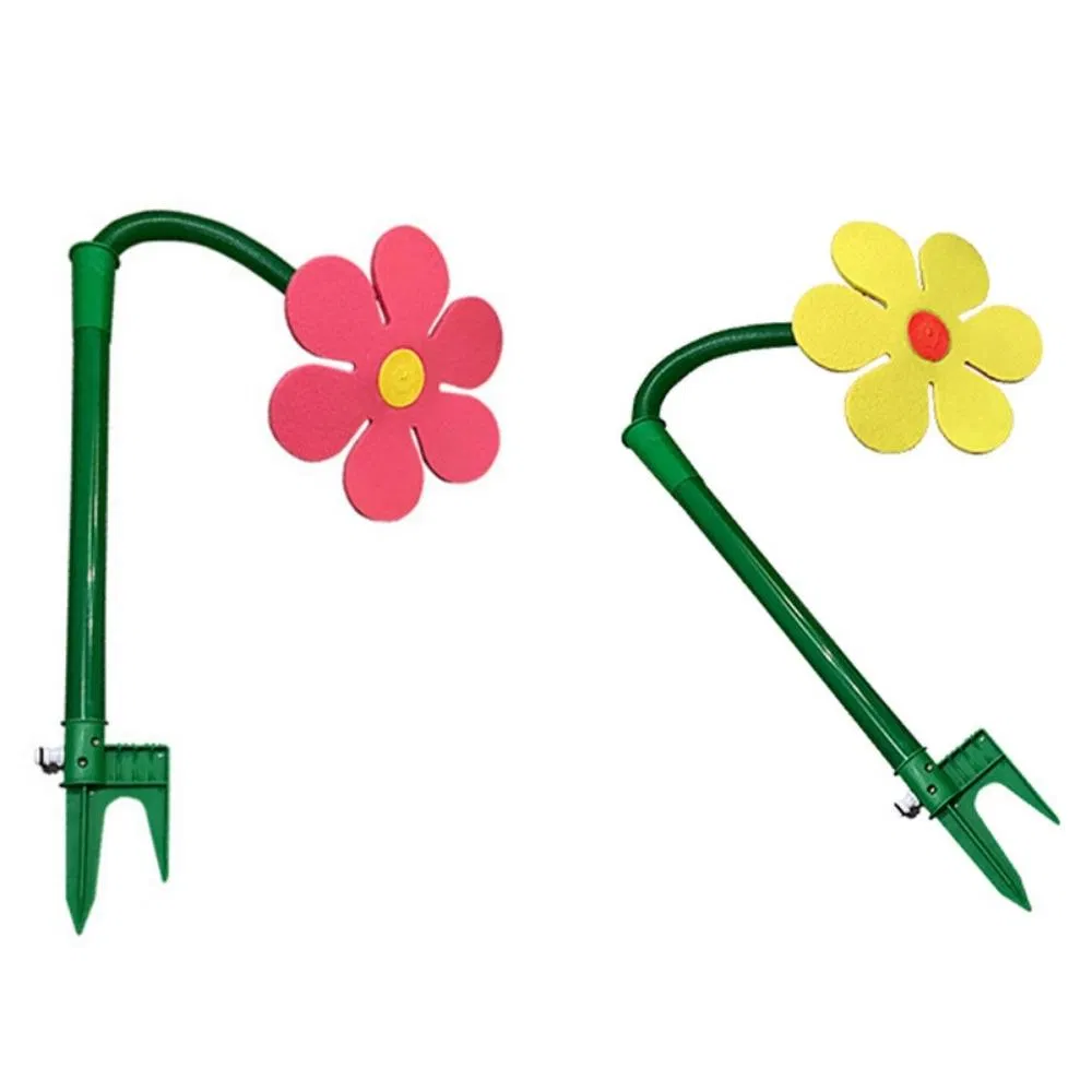 360 Degree Swivel Garden Water Sprinkler with 3/4" and 1/2" Adapters Dancing Daisy Esg20073